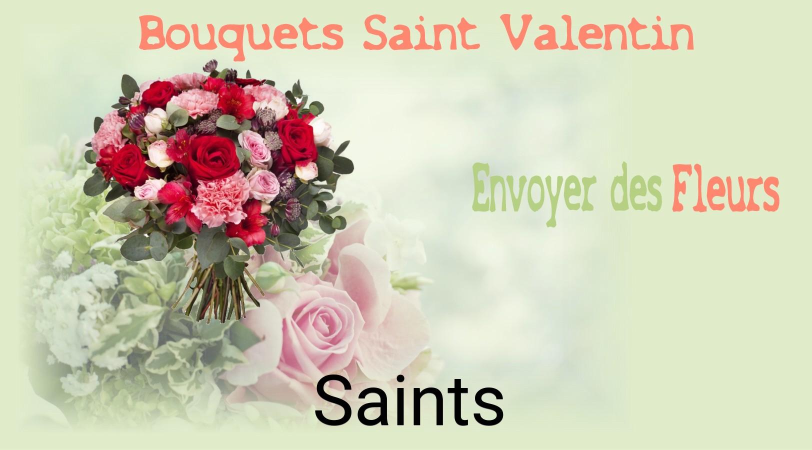 Roses de Saint-Valentin livrées à Saints